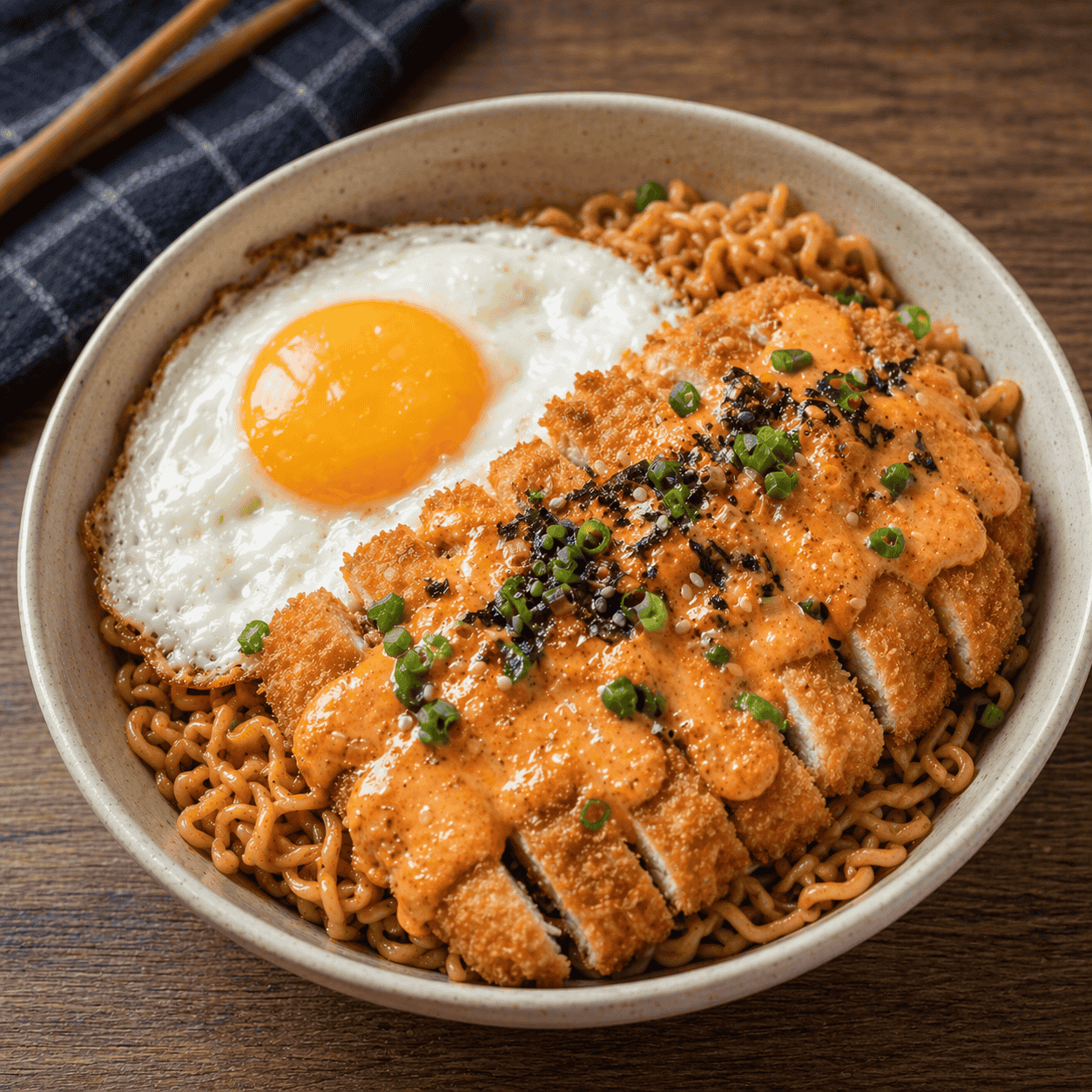 Katsu Indomie Bowl Mentai Rice Bowl Boss